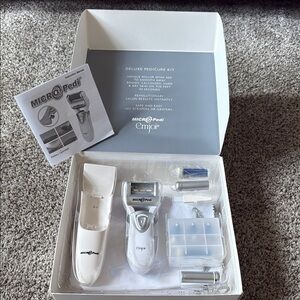 Micro-Pedi Deluxe Pedicure Kit - White